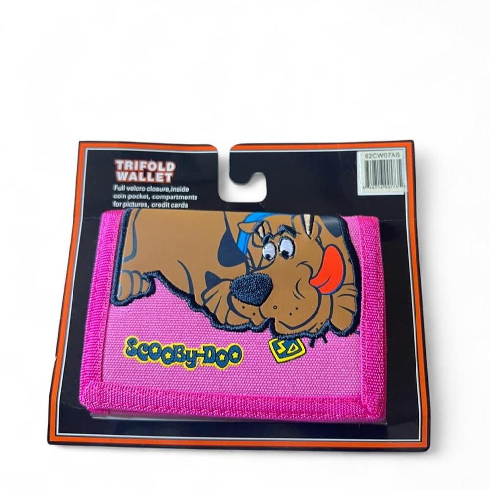 Scooby Doo Pink Trifold Wallet Deadstock Y2K Wallet